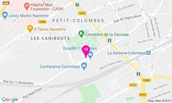 Localisation Dr Thierry Dufourniaud