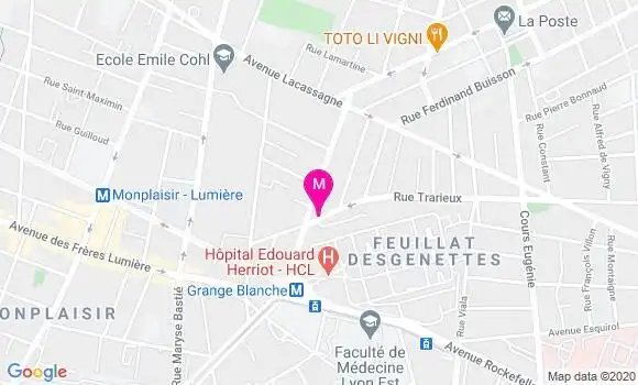 Localisation Dr Emmanuelle Chervet