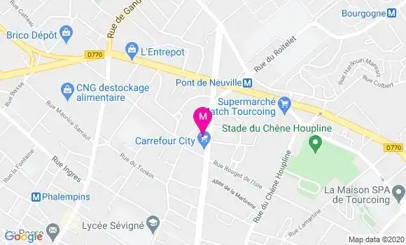 Localisation Dr Philippe Carvin