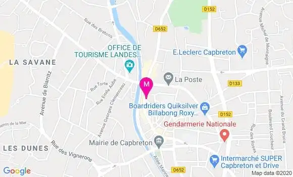 Localisation Dr Fabrice Simian Buissonnet