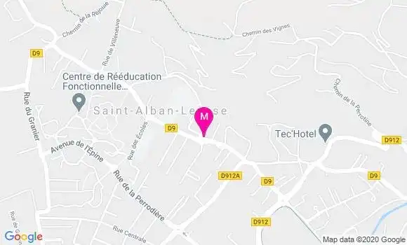 Localisation Dr Bernard Dupuy