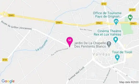 Localisation Dr Jacques Chateau