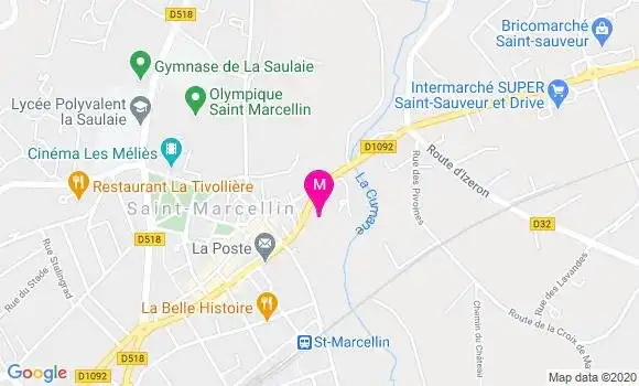 Localisation Dr Murielle Monge
