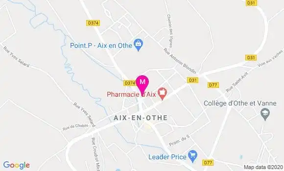 Localisation Dr Arnaud Marchand