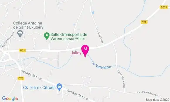 Localisation Dr Jean François Delacroix