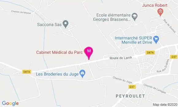 Localisation Dr Serge Pourgatou