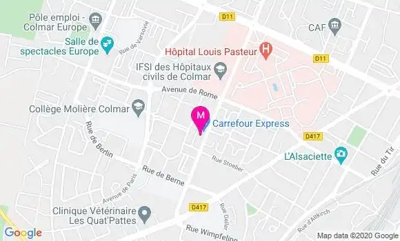 Localisation Dr Florence Nusbaum