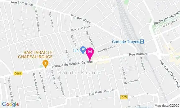 Localisation Dr Alban Thirion
