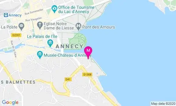 Localisation Dr Elisabeth Filliard