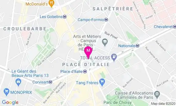 Localisation Dr Louis Ben Dayan