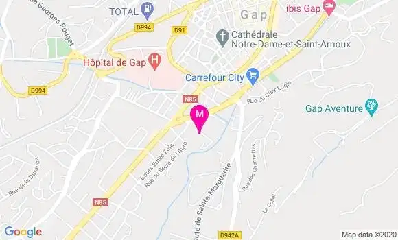 Localisation Dr Anne Charles