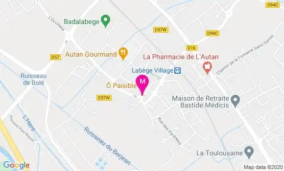 Localisation Dr Corinne Pochet