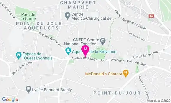 Localisation Dr Philippe Dutey