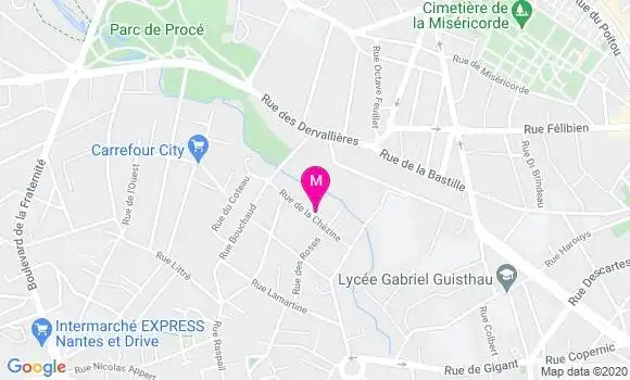Localisation Dr Karine Giraudet Rigolage