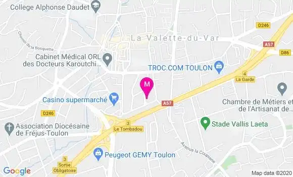 Localisation Dr Claude Sivan