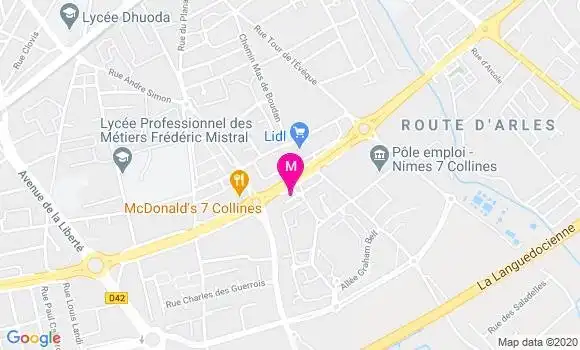 Localisation Dr Bernard Cabanel