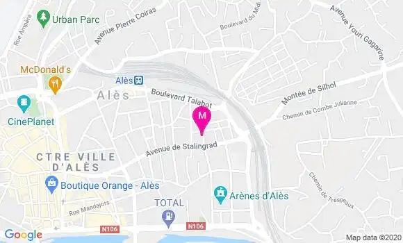 Localisation Dr Francis Dedieu