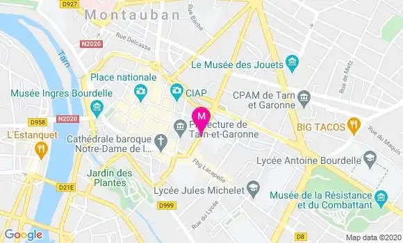 Localisation Dr Catherine Vigouroux Moussakanda