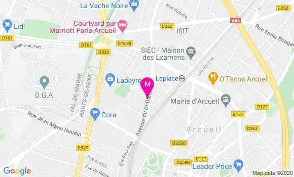 Localisation Dr Michel Bachot