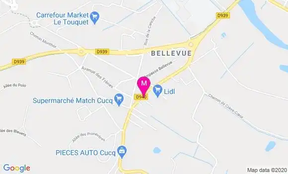 Localisation Dr Paul Deneuville