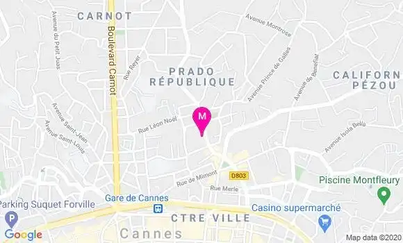 Localisation Dr Philippe Cascio