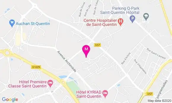 Localisation Dr Ouahiba Bensmaine