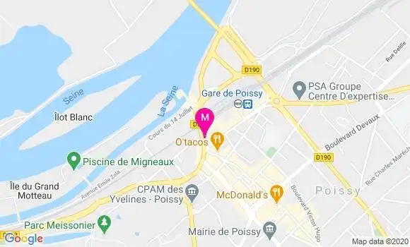 Localisation Dr Anne Bompart Poette