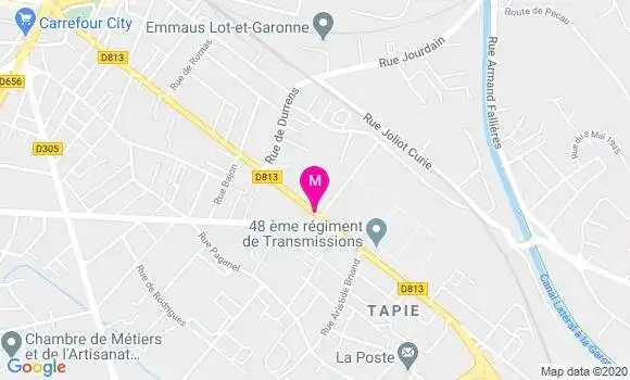 Localisation Dr Carmen Sfartz