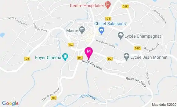 Localisation Dr Dorian Zussy