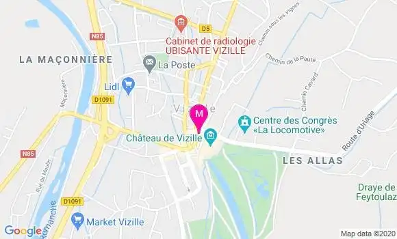 Localisation Dr Farouk Bendamene