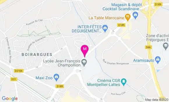Localisation Dr Pascale Descreaux Janel