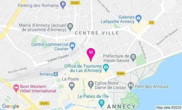 Localisation Dr Eric Bardin