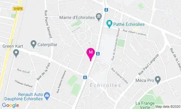 Localisation Dr Jacques Bouchaud