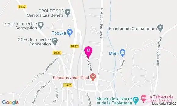Localisation Dr Jean Paul Sansano