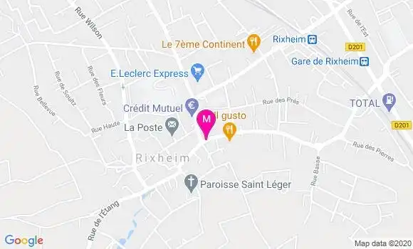 Localisation Dr Paul Klero de Rosbo