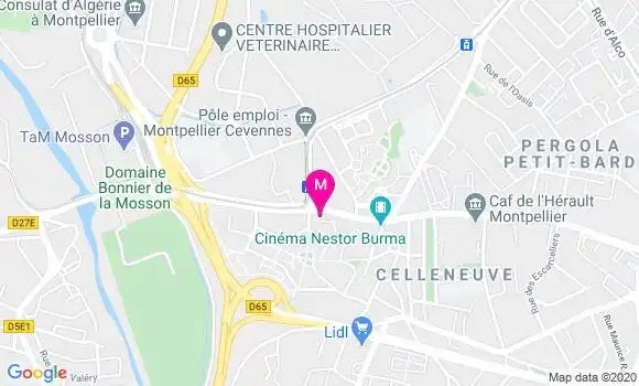 Localisation Dr Pierre Bouzigues