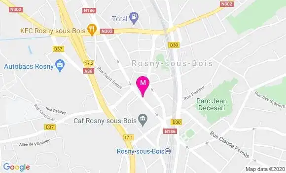 Localisation Dr Jean Claude Fellous