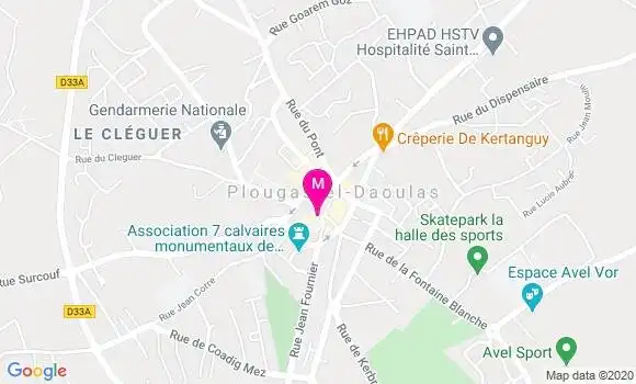Localisation Dr Joseph Mocaer
