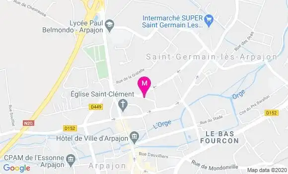 Localisation Dr Thierry Pichard