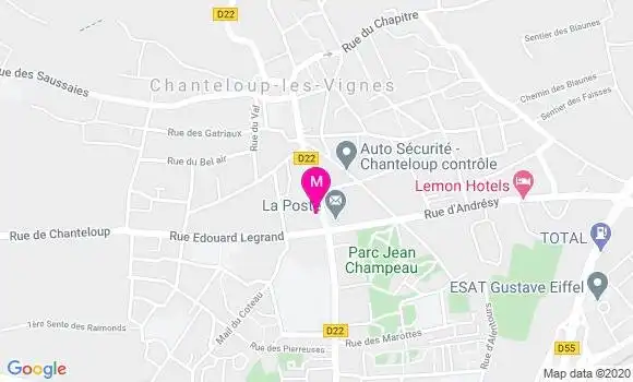 Localisation Dr Daniel Delhomme