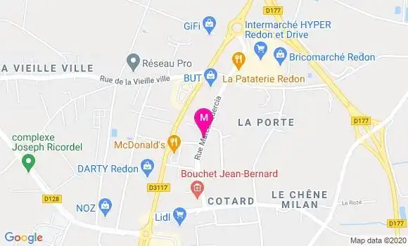 Localisation Dr Bertrand Bouvattier