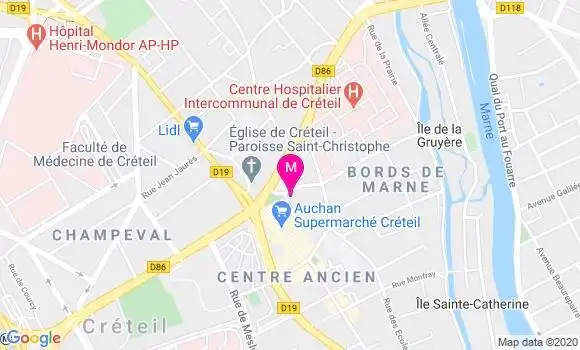 Localisation Dr Louis Aubert