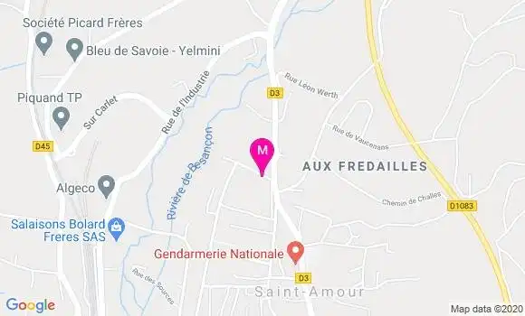 Localisation Dr Rémy Fournier