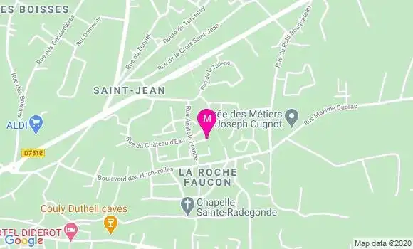 Localisation Dr Arthur Belayche