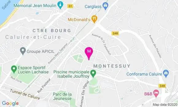 Localisation Dr Philippe Rougier