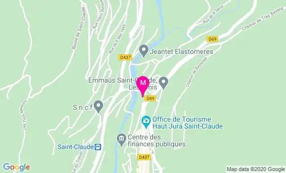 Localisation Dr Etienne Perouse de Montclos