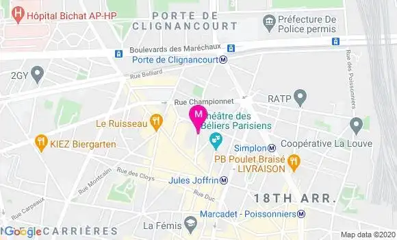 Localisation Dr Claudine Vigneron