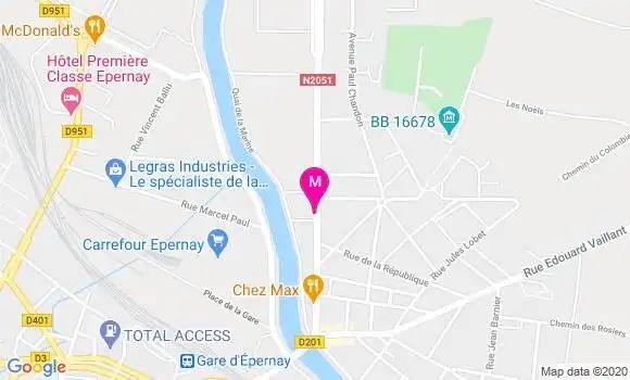 Localisation Dr Pascal Waterlot