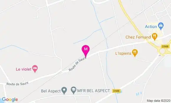 Localisation Dr Eric Chaumet Lagrange