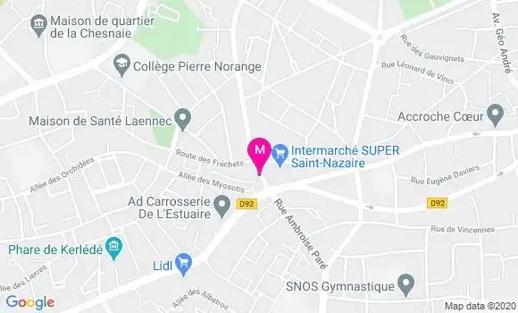 Localisation Dr Daniel Prin